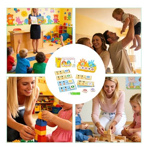 Educación parental activa con tablero didáctico de conteo 4