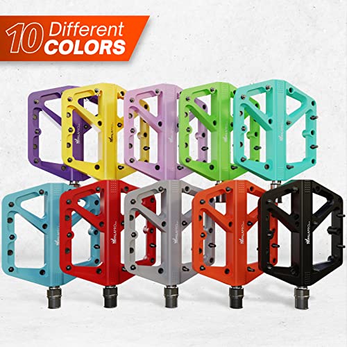 IMPALAPRO - Pedali MTB Flat in Nylon Asse 9/16