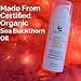 Seabuckwonders Organic Sea Buckthorn Facial Cream, 1 Ounce