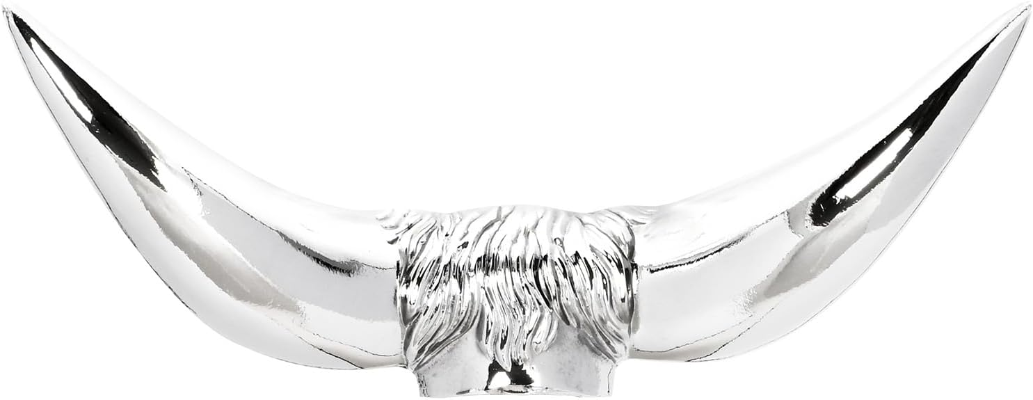 GG Grand General 48180 Chrome Bull Horn Hood Ornament