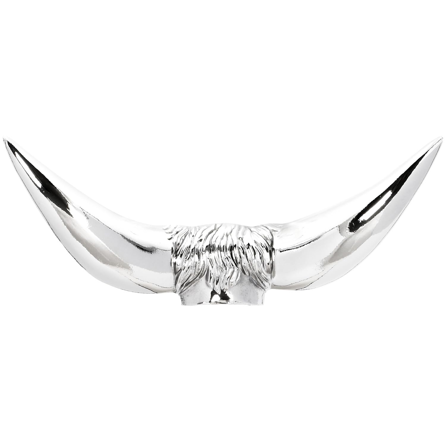 GG Grand General 48180 Chrome Bull Horn Hood Ornament