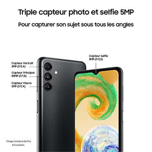Samsung A047F/DSN Galaxy A04s, Dual, Unlocked, 32GB 3GB, Black – Ansicht 4