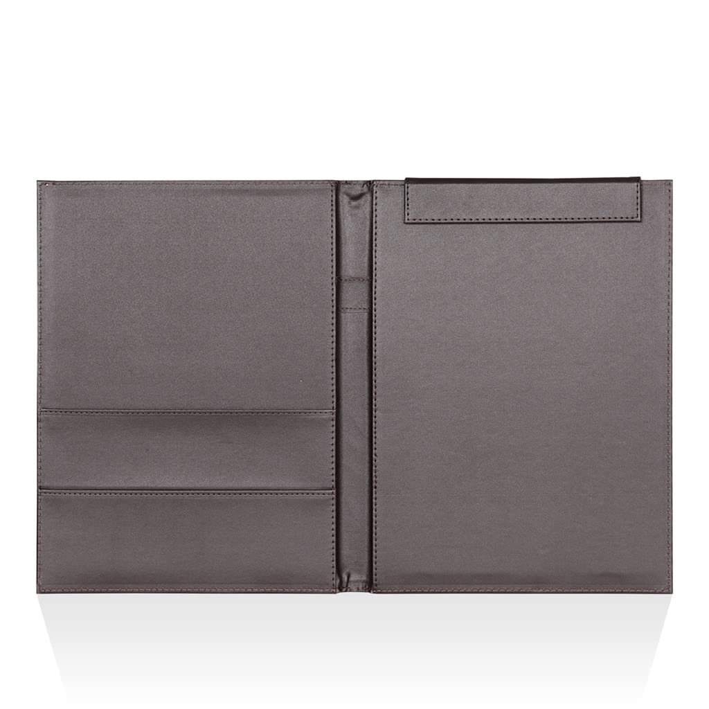 A4 Aktenordner Klemmbrett Schreibblock Memo-Clipboard Doppelclips Leder Multifunktionaler Ordner Utility Konferenzclip (Farbe: Rosso, Größe: 23 * 32 cm) (Rosso 23 * 32 cm)