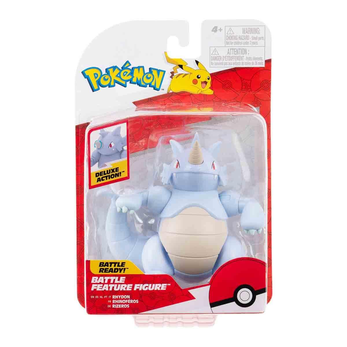Pokémon PKW3418 - Battle Feature Figure - Rizeros, Official Moving Figure, 11.5 cm
