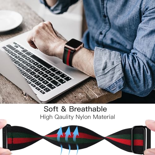 Lerobo-Braided-Band-Compatible-with-Apple-Watch-Series-9-8-7-45mm-41mm-Ultra-2-Band-49mm-Series-6-5-4-SE-44mm-40mm-Series-3-2-1-38mm-42mm-Men-iWatch-Bands-Womens-Stretchy-Nylon-Solo-Loop-Sport-Strap 513XvgX2yvL