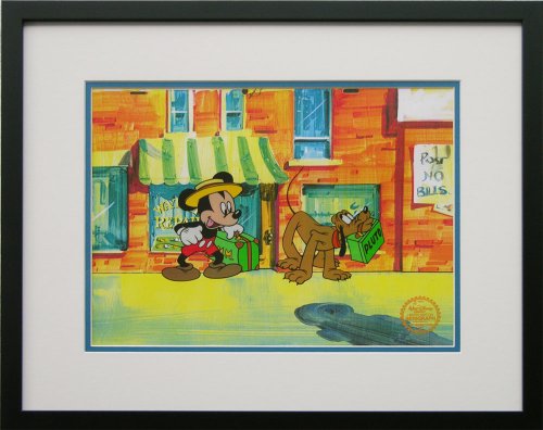 Mr Mouse Takes A Trip (Mickey Mouse and Pluto) - Walt Disney Limited Edition Animation Cel, Framed, DC-MP-08F