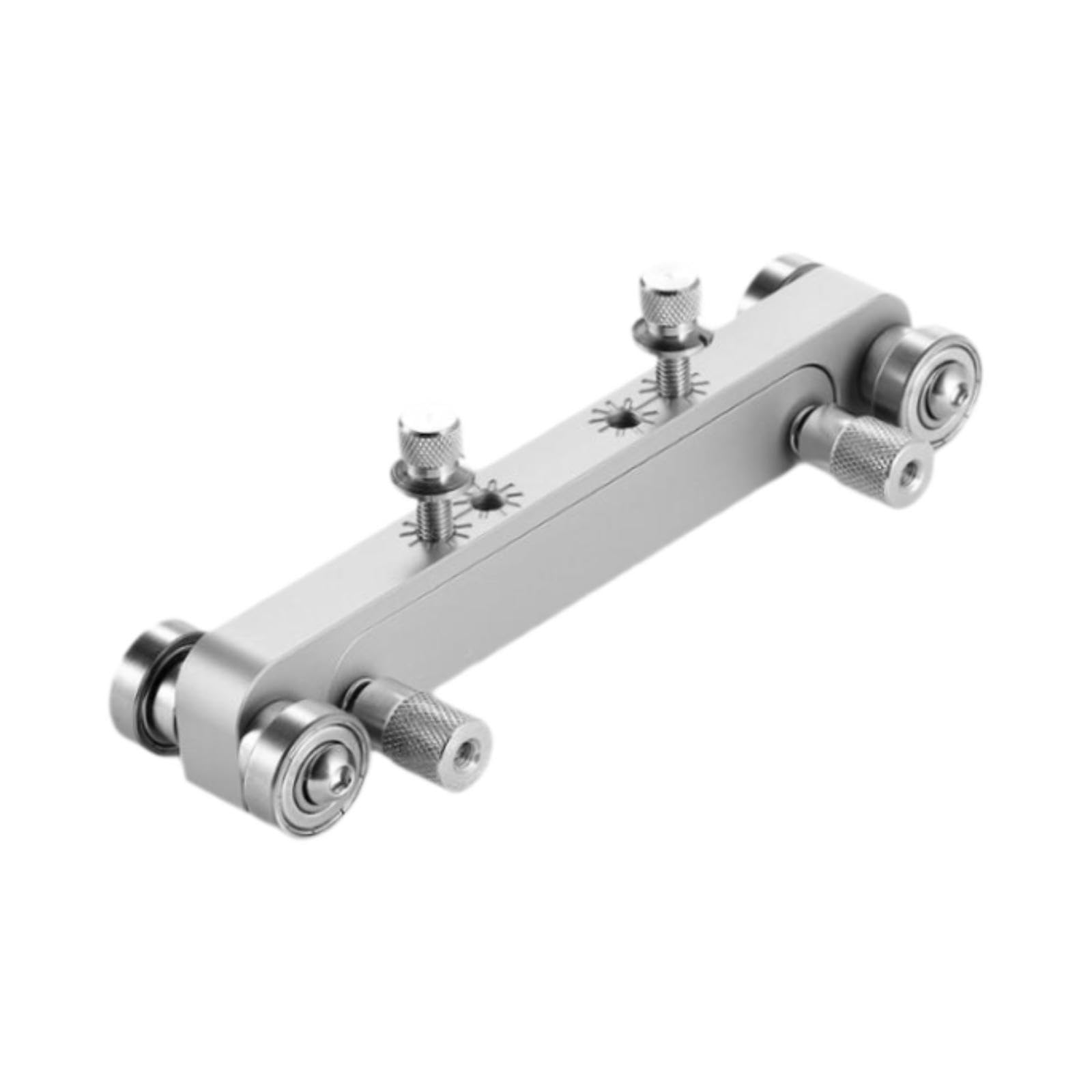 Lijadora de Cejuelas Y Selletas de Puente de Guitarra, Herramienta de Luthier, Dispositivo Profesional para Rectificar Puentes Y Accesorios para Instr, Plata