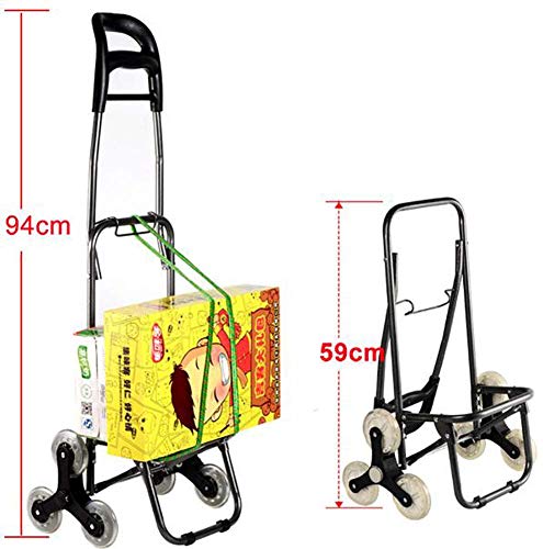 Einkaufstrolley, faltbarer Einkaufswagen auf Rädern, großer und leichter Einkaufstrolley mit abnehmbarer Tasche… – Bild 4