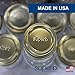 Superb Canning Lids – Regular Mouth Mason Jar Lids – Baker’s Dozen/Bulk Package of 156 Lids – Made in the USA