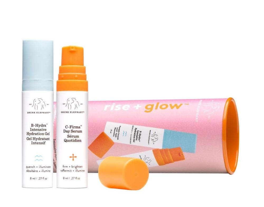 Drunk Elephant Rise + Glow Duo - 8ml each