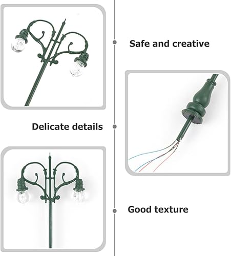 Miniatura 7 de Faro en miniatura modelo luces de calle conjunto DIY mini casa decoración paisaje decoración