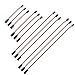 TecUnite 20 Pieces 3-Pin Extension Cable Cord Female to Male Lead Wire Connectors for Servo Extension Connection Control Board Remote Control Parts(4 Sizes)