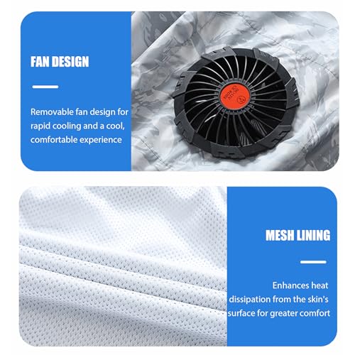 Gilet de refroidissement circulation 3D et batterie longue durée