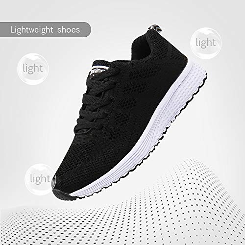 Dames Dames Trainers Lace-up Fitness Sportschoenen Atletische Running Sneakers - Image 4