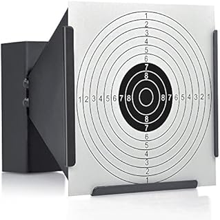 14CM FUNNEL TARGET HOLDER + 100 TARGETS AIR RIFLE PELLET TRAP SHOOTING AIRSOFT GIFT