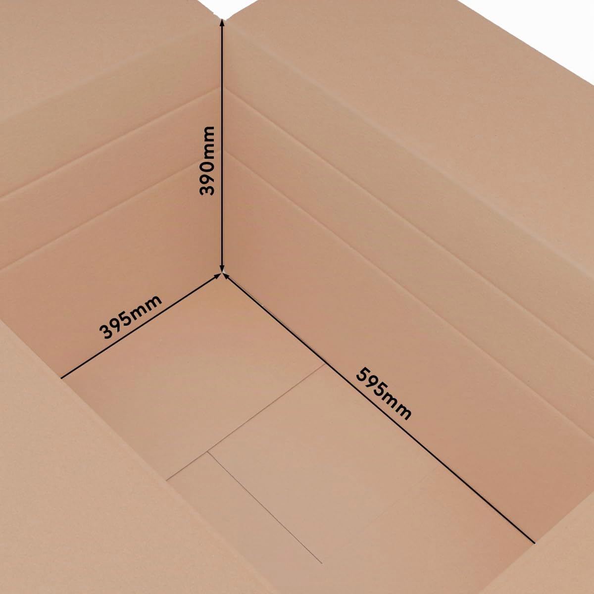verpacking cartons 60 x 40 x 40 cm à hauteur variable marron KK-109 à simple cannelure – boite postale carton pour marchandises de grande taille (25 pièces)