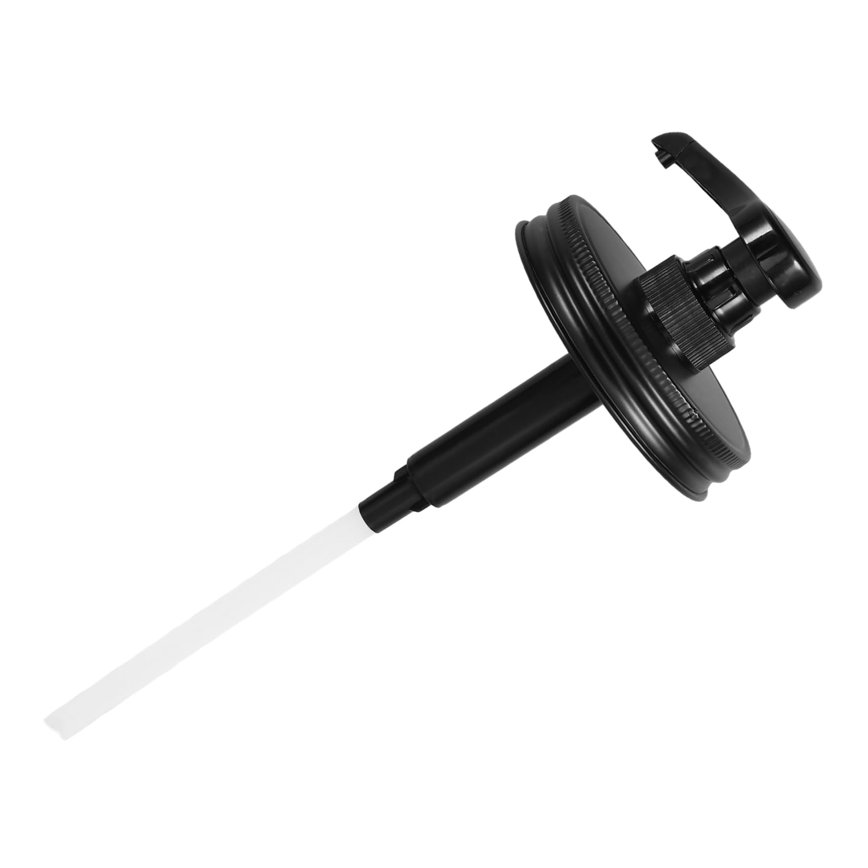 SOLUSTRE Kitchen Syrup Dispenser Pump Black Syrup Bottle Pump Replacement for Jar
