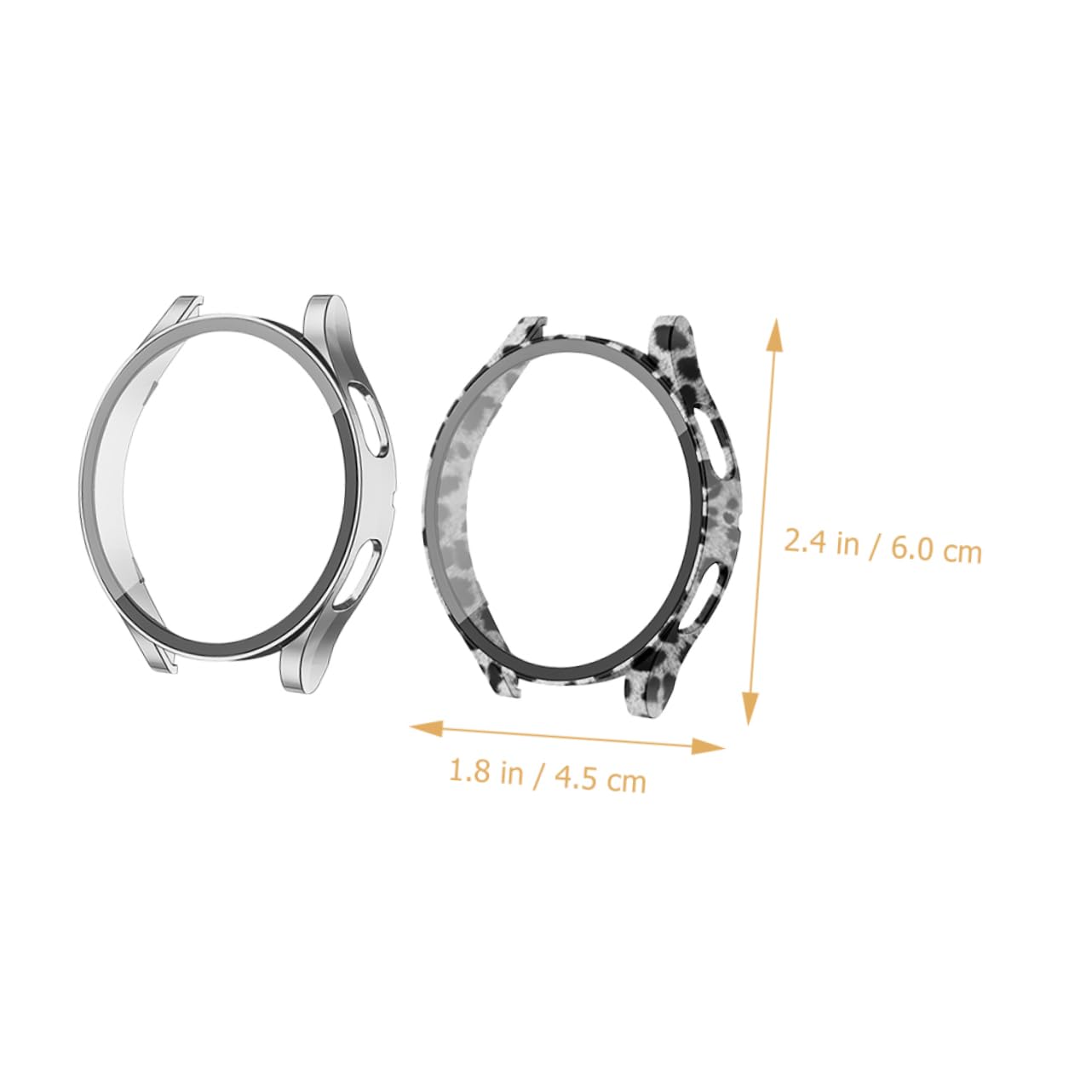 UPKOCH 4er-Sets Watch4 40 Mm Hart-pc-Abdeckung Gehärtetes Gehäuse Mit Displayschutzfolie Elegant Und Robust 2 Stück * 4