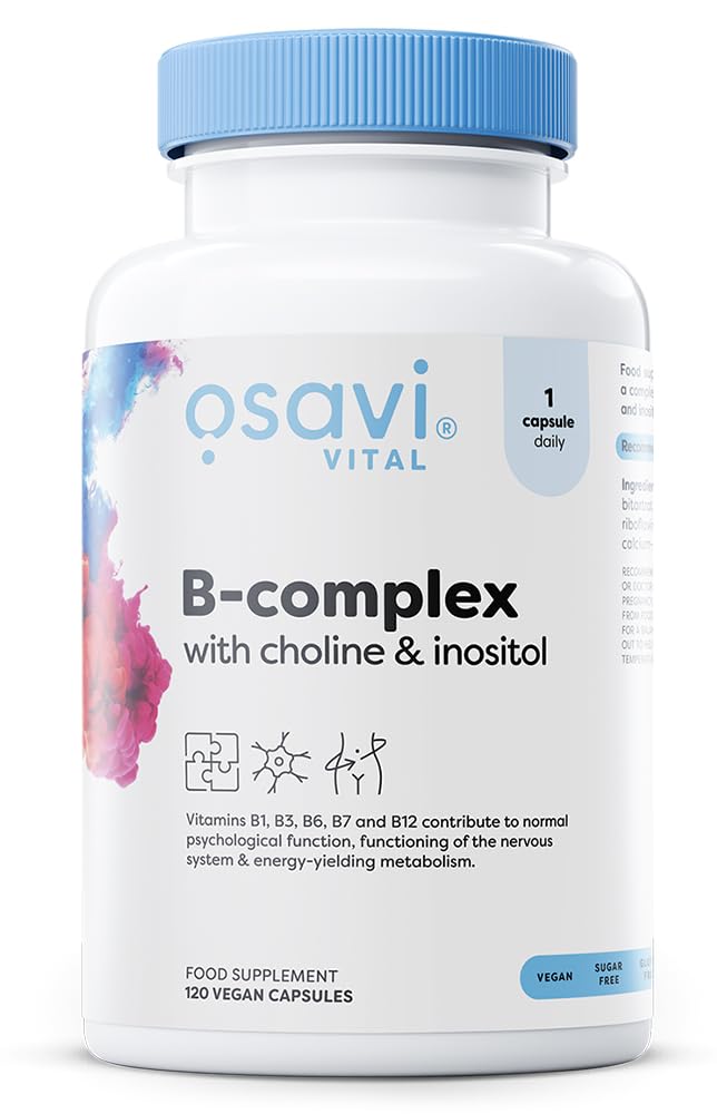 Osavi B-Complex with Choline & Ino-sitol, 120 Capsules