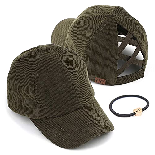 Casquette pour chignon haut et queue de cheval C&C Ponycaps avec arrière en filet