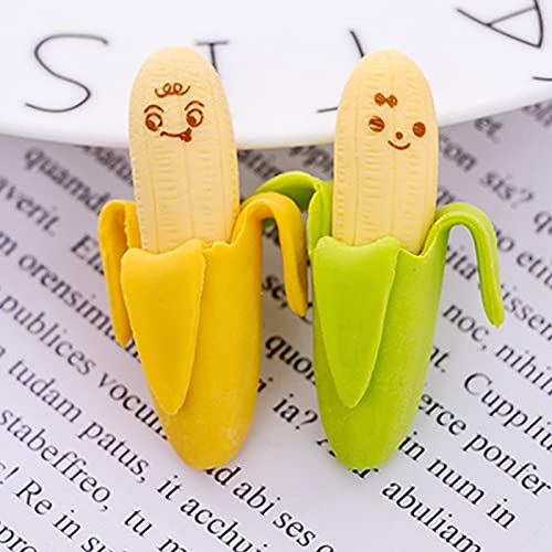 Laxmi Collection Perpetual Bliss Kids Fancy Fruit Theme Banana Shape Erasers (5x5x9 Cm)-Pack of 6 (B07FCKBGNK) Amazon Price History, Amazon Price Tracker