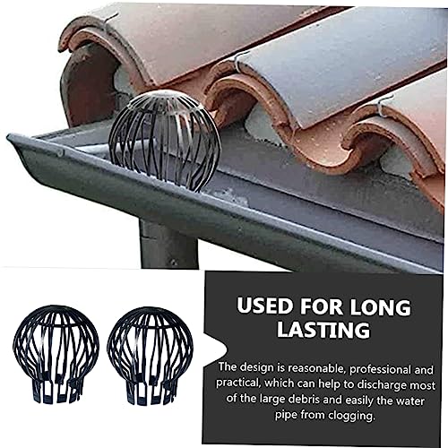 BESTonZON 2 Pçs Capa De Filtro De Beiral Downspout Malha Guarda Calha Cobre Calha De Arame Filtro De