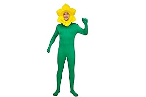 The Vibrant Sunshine in Human Form: Men's Humorous Sunflower Costume