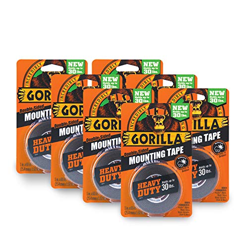 Gorilla Heavy Duty Double Sided Mounting Tape, 1