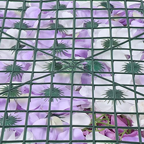 Set di pannelli da parete con fiori artificiali