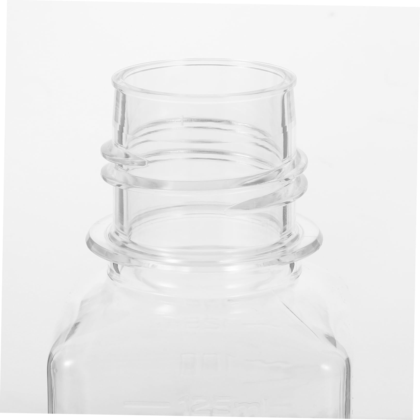 CHILDWEET 2pcs Serum Bottle Sample Containers Wide Mouth Reagent Bottle Liquid Sealing Bottle Liquid Pill Containers Serum Vial Sample Reagent Bottle Reagent Vial Plastic Transparent