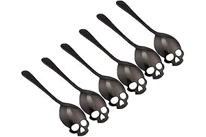 Skellington Spoons: Black Symphony of Sugar Skulls