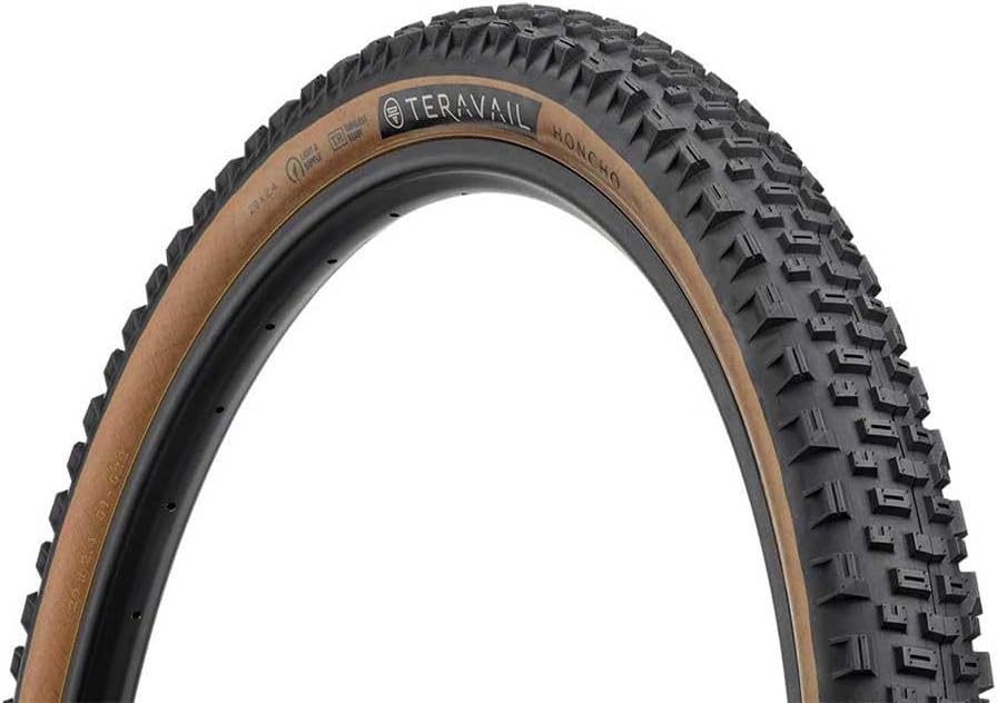 Teravail - Honcho Mountain Bike Tire | 29 x 2.6 | Tubeless | Tan | Durable | Grip Compound