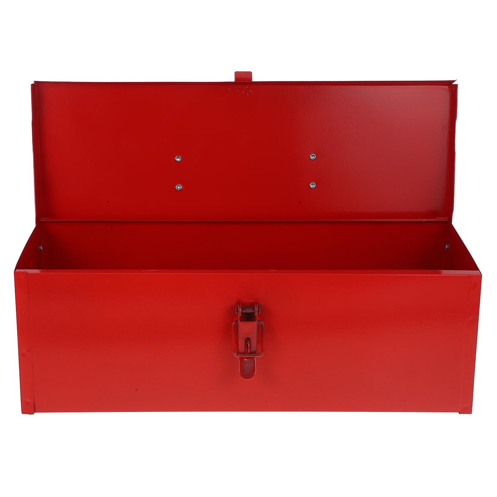 Yardwe Caja De Herramientas Metálica Para El Hogar Contenedor De Almacenamiento Portátil Rojo 15.35 X 6.29 X 5.11 in Para Organizar Herramientas En Casa Garaje O Taller