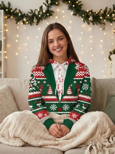 Ugly Christmas Sweatshirt Funny Muscle Christmas Hoodie 3D Printed Santa Claus Pullover Novelty Holiday Sweater 6 Ugly Christmas Sweatshirt Funny Muscle Christmas Hoodie 3D Printed Santa Claus Pullover Novelty Holiday Sweater
