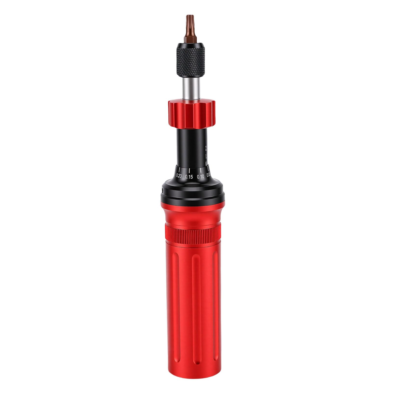 Juego de Destornilladores de Torsión Mecánicos, Kit de Torsión Ajustable con Puntas de Acero S2 para Reparación de Bicicletas y Electrónica, Precisión de 0,5 a 3 Nm