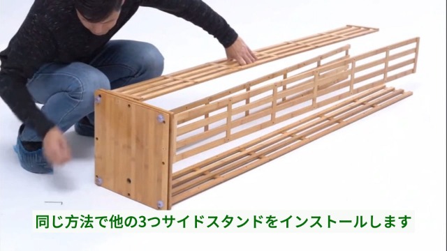 Amazon｜Jiza 本棚 回転式 竹製 5段 大容量 スリム コミックラック 絵