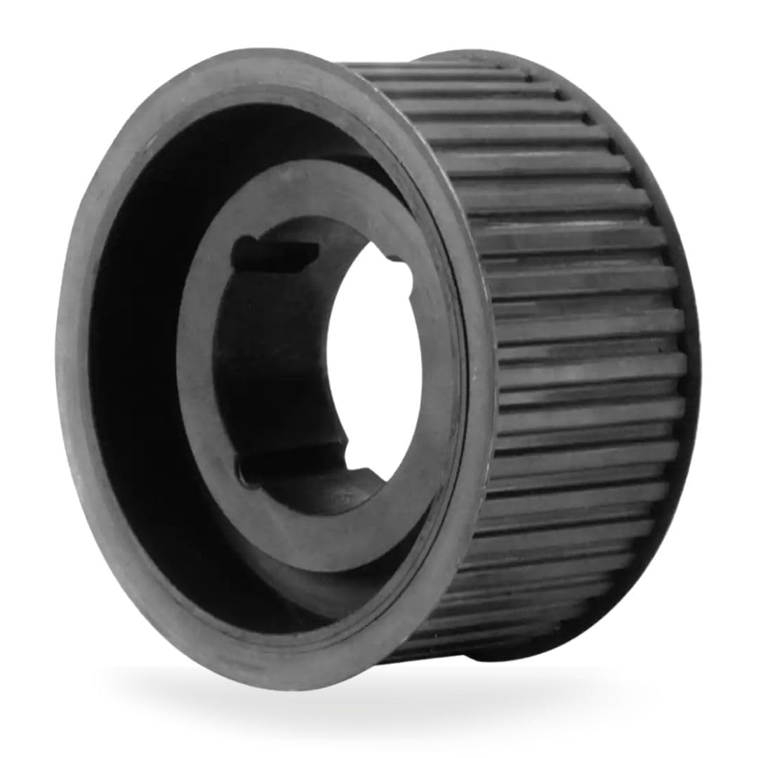 CMW - 14MZ056-055M - Poulies synchrones - Profil HTD - 14M - A moyeu amovible 3020-56 dents - Pas de 14 mm - Acier