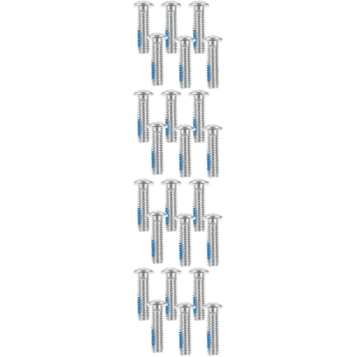 Toddmomy 24pcs Roller Skate Maintenance Screws Hardware Replacement for Quad and Inline Skates Durable and Design for Easy Installation and Long-Term Use