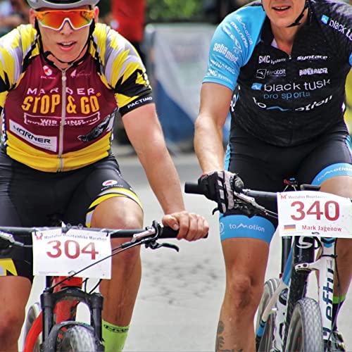 Muka Custom Tyvek Racing Numbers 001-500, 8-1/4 X 6 Inch Full Printing Marathon Race Number #TOP5