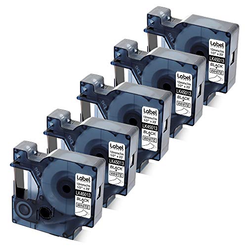 Label KINGDOM Compatible Labels Replacement for Dymo D1 45013 S0720530 Label Tape Refill