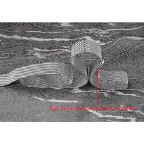 Metal Magnetic Belt for Men, Stainless Steel Braided Non-leather Men's Belts with Fashion Automatic Buckle4