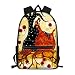 Patrón artístico de pollo niños escuela mochila viaje portátil Daypack book-bag para adolescente Junior