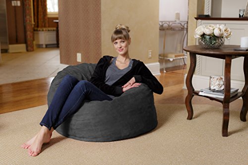 Chill-Sack-Sedia-del-sacchetto-di-fagiolo-3-grande-memoria-schiuma-mobili-Bean-Bag-grande-divano-con-copertina-morbida-microfibra-carbone-di-legna-in-camoscio