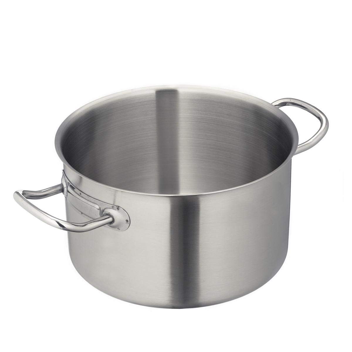 METRO Professional Bratentopf, Edelstahl, 19.2 L, mit Deckel, Induktion, Backofenfest