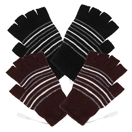Gogogmee Adjustable Heating Mitts Windproof Warm Gloves Thermal Gloves for Outdoor Activities