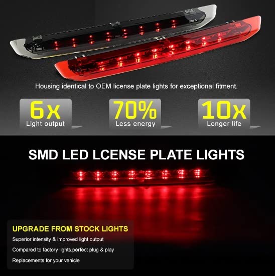 Troisième Feu Stop Feu De Freinage Arrière Surélevé Pour Ford