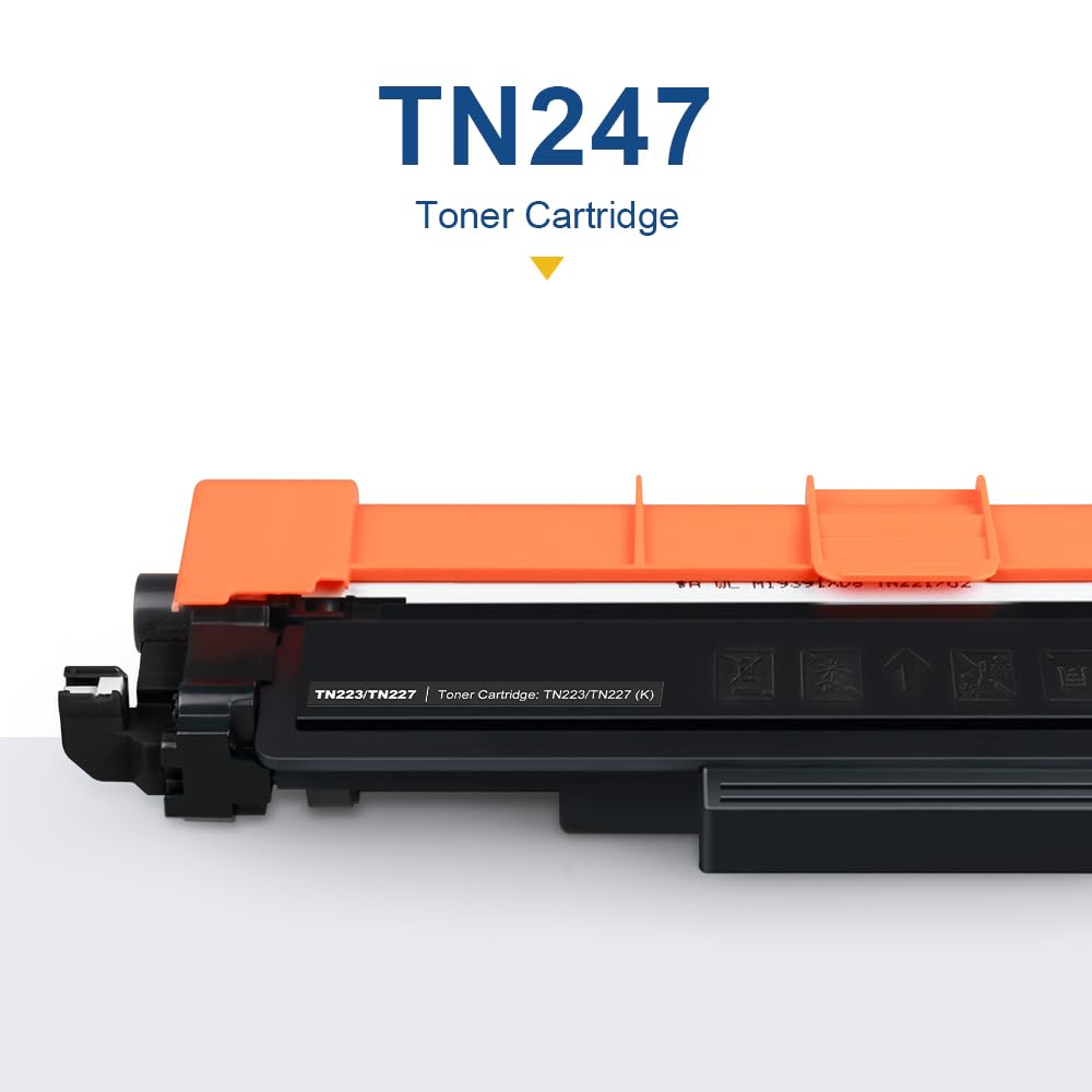 TN247 TN-247BK Toner Value Pack Compatibile per Brother TN-243CMYK TN-243 TN243 TN-247 per MFC-L3750CDW MFC-L3770CDW MFC-L3710CW DCP-L3550CDW DCP-L3510CDW HL-L3210CW Stampante (2 Nero)