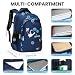 IvyH Schultasche für Jungen 1–6. Klasse – Leichter wasserdichter Kinderrucksack, ergonomischer Schulrucksack mit Reflektor, ideal für 6–12 Jahre als Grundschule & Reise -Blau
