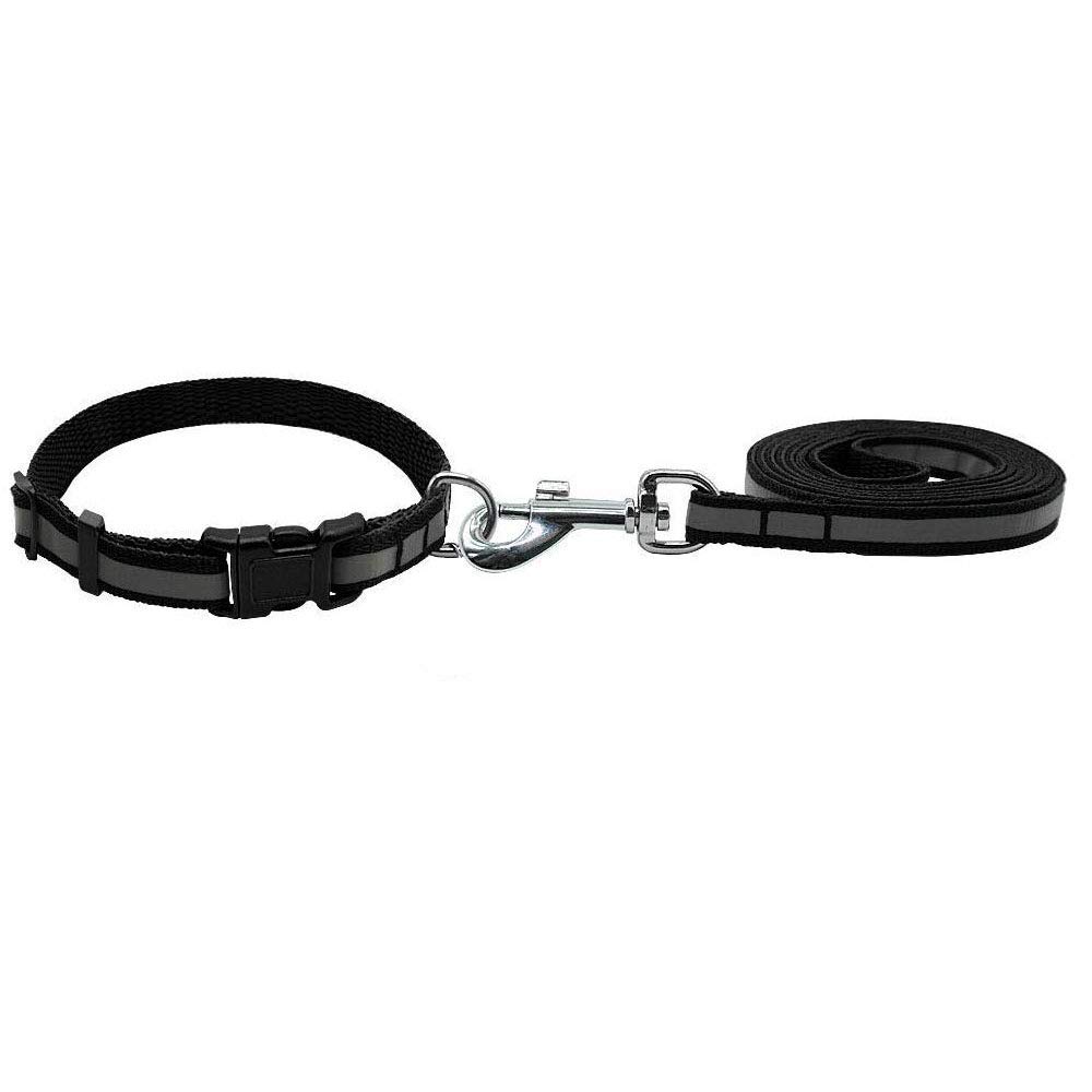 SmartyPet Reflective Nylon Set(Collar with Leash) for Puppies, Dogs and Cats 15mm, Black (Color May Vary) (B08MXVP1S5) Amazon Price History, Amazon Price Tracker