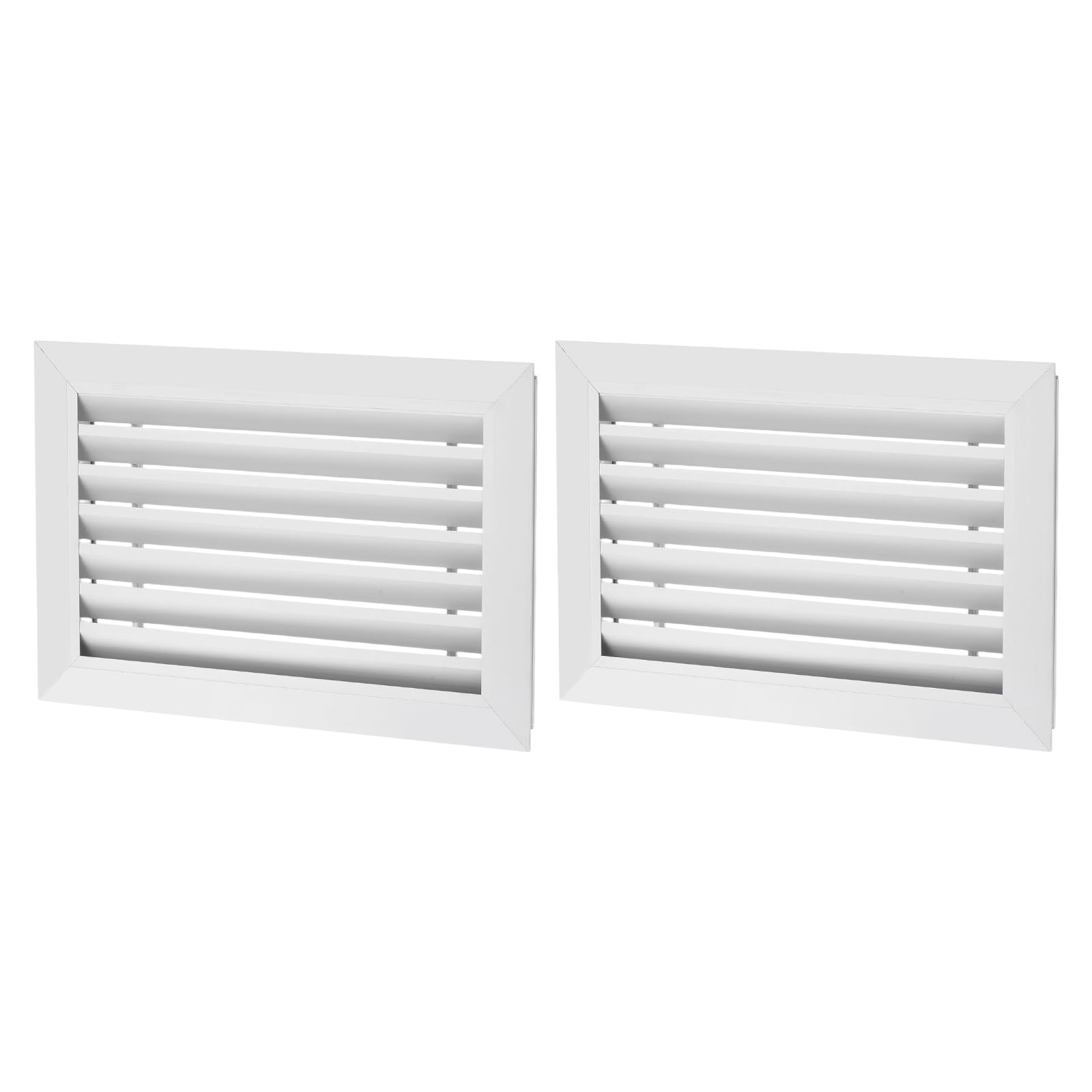 Grille de ventilation pour porte PATIKIL en aluminium argenté 16x10 pouces lot de 2